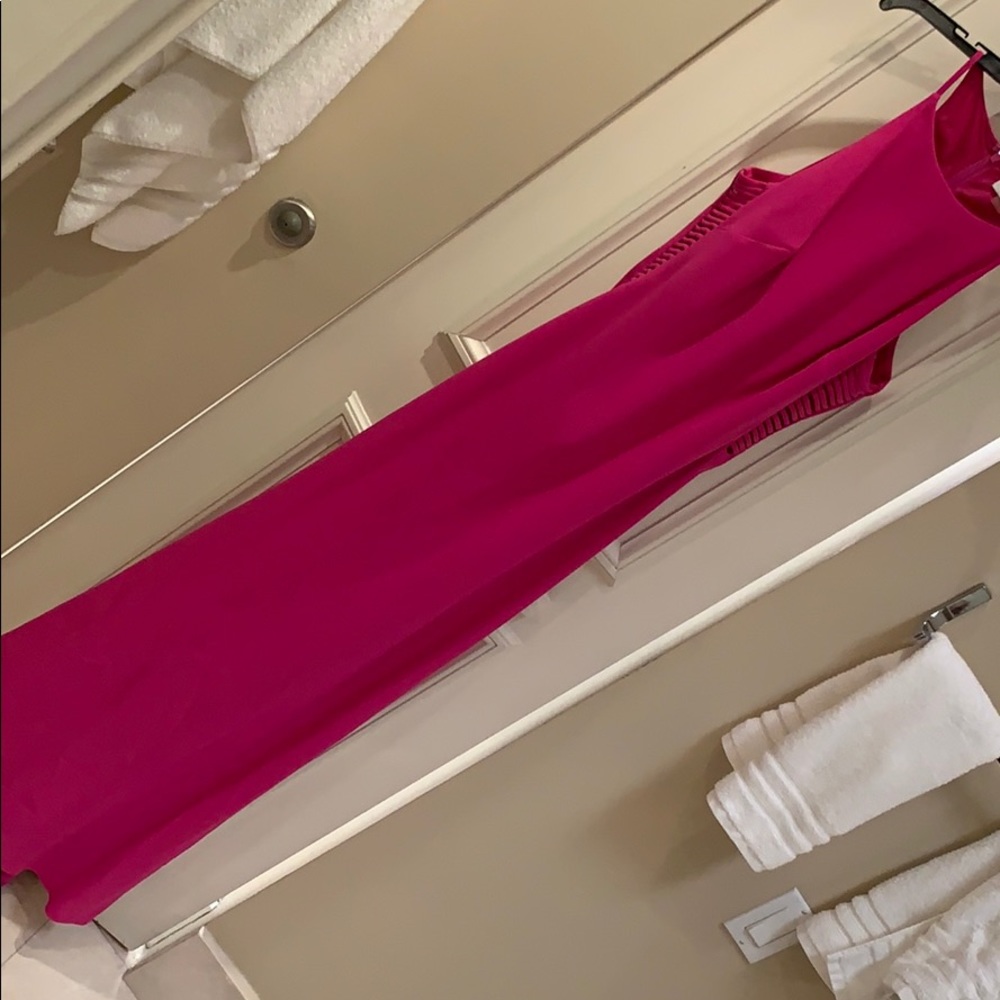 Fuchsia Calvin gown